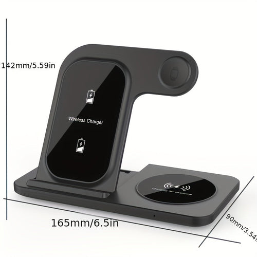 3-in-1 Fast Wireless Charger for iPhone & Apple Devices